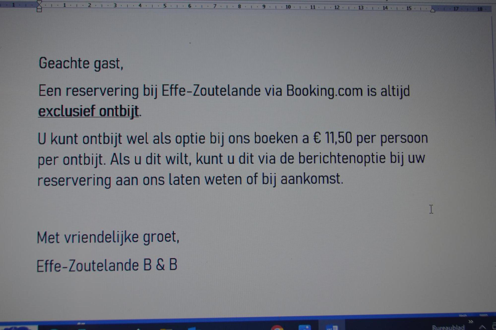 Effe-Zoutelande B&B Zewnętrze zdjęcie